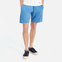 Simple Short - Washed Indigo Herringbone Denim