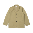 Twill Three Button Jacket - Sand