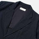 Two Button Jacket - Dark Navy Ospina Cotton