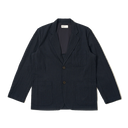 Two Button Jacket - Dark Navy Ospina Cotton
