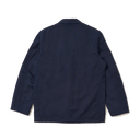 Two Button Jacket - Linen Slub Weave - Navy
