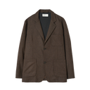 Two Button Jacket - Recycled IT Tweed - Brown