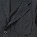 Two Button Jacket - Recycled IT Tweed - Charcoal