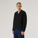 Zip Bomber Wool Fleece - Black