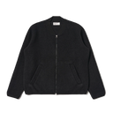 Zip Bomber Wool Fleece - Black