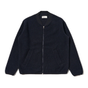 Zip Bomber Wool Fleece - Navy