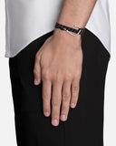 Hook on Rope Silver/Asphalt Bracelet - Stomping Ground