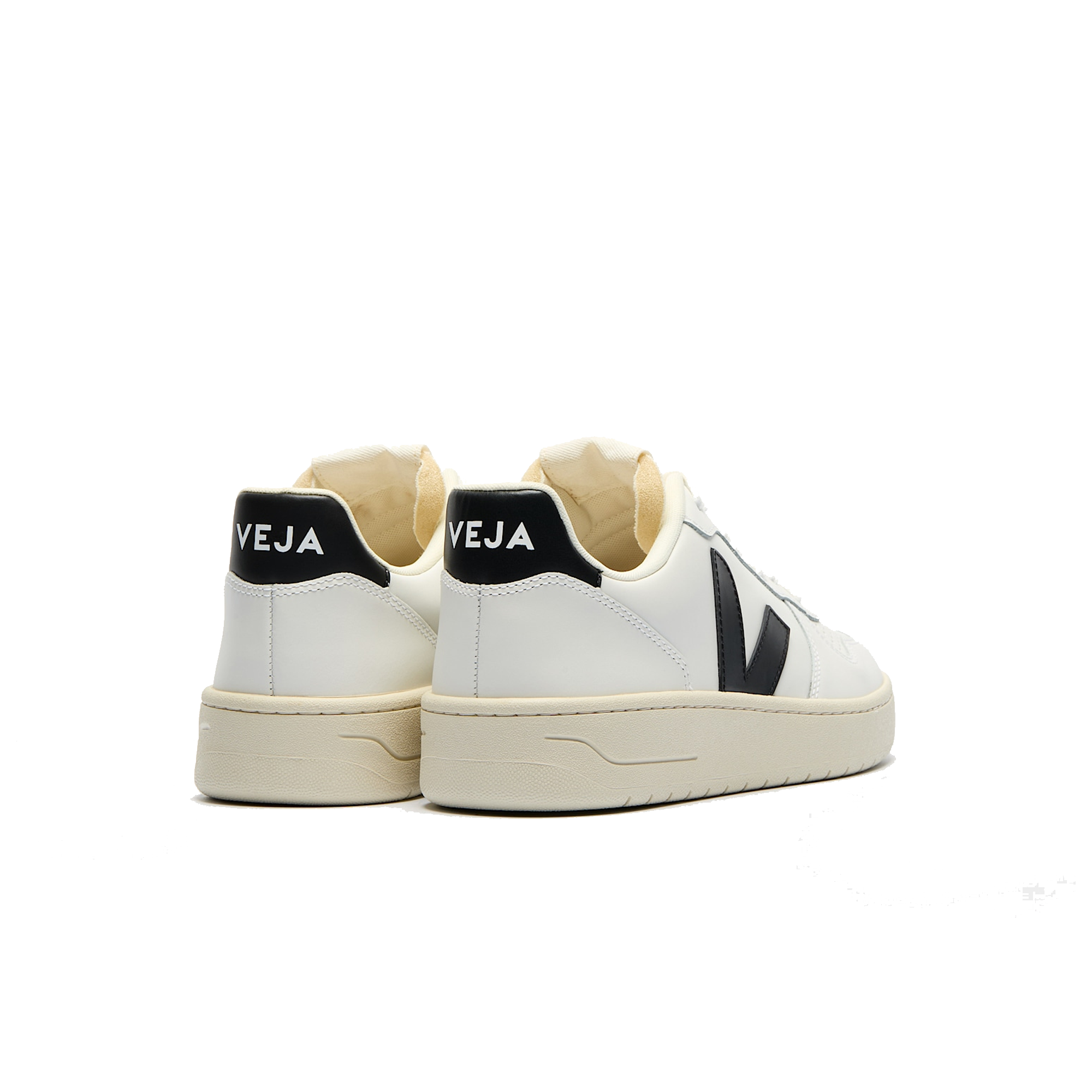 Veja V-10 Leather Shoes - Extra White/Black – Stomping Ground Veja V-10 Leather Shoes - Extra White/Black – Stomping Ground