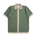 Velzy Cardigan - Peyote Sand Helio Stripe