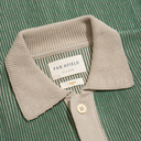 Velzy Cardigan - Peyote Sand Helio Stripe