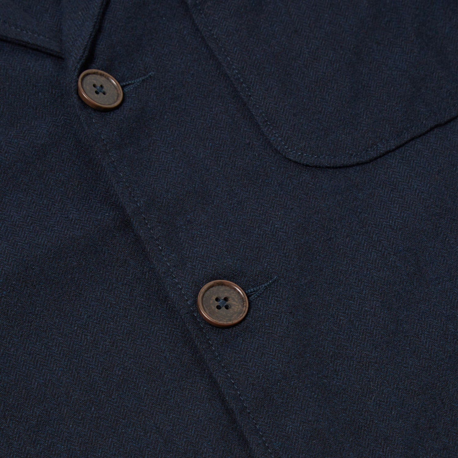 Three Button Jacket - Veta Upcycled Cotton