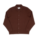 Hays Structured Waffle Overshirt - Dark Burgundy