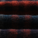 Heath - Navy And Multicolour Wool Check Jacket