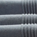 Lennox - Grey Blue Milano Stripe Knitted Polo