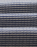 Montague Vest - Blue/Ecru Mini Stripe