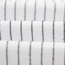 S/S Kew Shirt - White Boucle Stripe