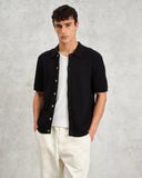 S/S Tellaro Shirt - Navy Honeycomb