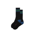 Thorpe Sports Sock - Block Stripe Sports Socks - Black / Bright Blue