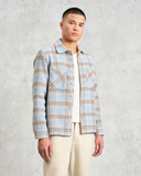 Whiting Overshirt - Pale Blue Earl Check