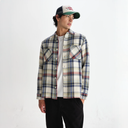 Whiting Overshirt -  Jazz Weave Ecru And Multicolour