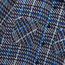 Whiting - Navy And Blue Houndstooth Weave Overshirt