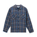 Whiting - Navy And Blue Houndstooth Weave Overshirt