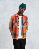 Whiting Overshirt - Orange Pike Check