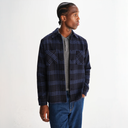Whiting - Navy And Blue Skate Check Overshirt