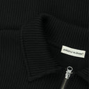 Double Zip Up Pocket Sweater - Black