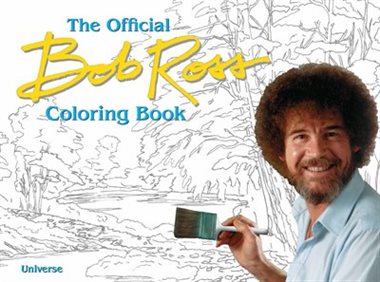 BOB ROSS COLOURING BOOK