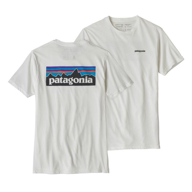P6 Logo Organic T-Shirt WHITE PATAGONIA