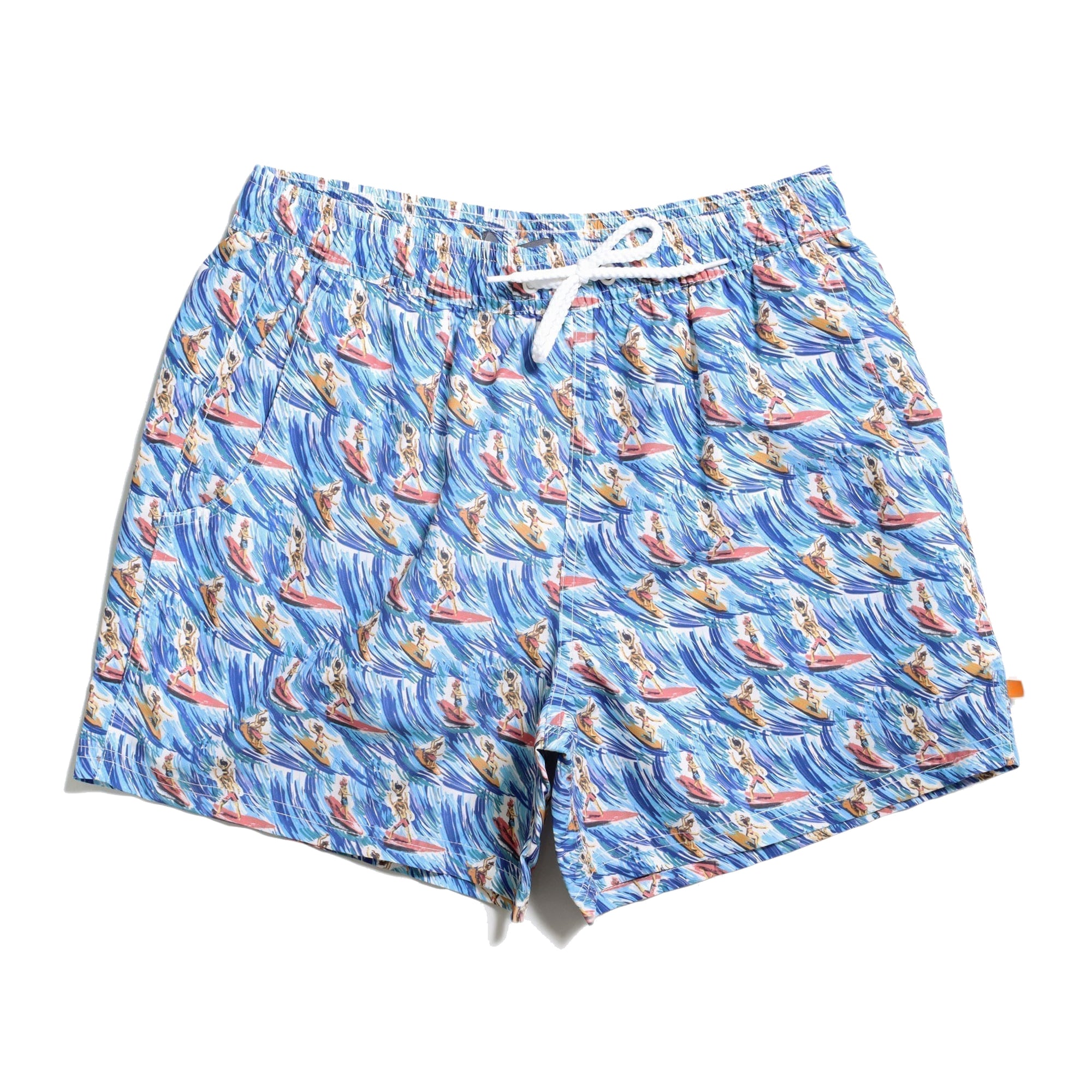 Printed Swimshorts SLIPSTREAM
Drawstring swim shorts that are good for the planet and your image. Made from a lightweight, quick-dry fabric that’s crafted from recycled plastic bottles. These beauties feature two side seam pockets, a pocket on the rear, soft mesh lining, and a drawstring waist.
– 100% Recycled Polyester– Regular fit, true to size FAR AFIELD