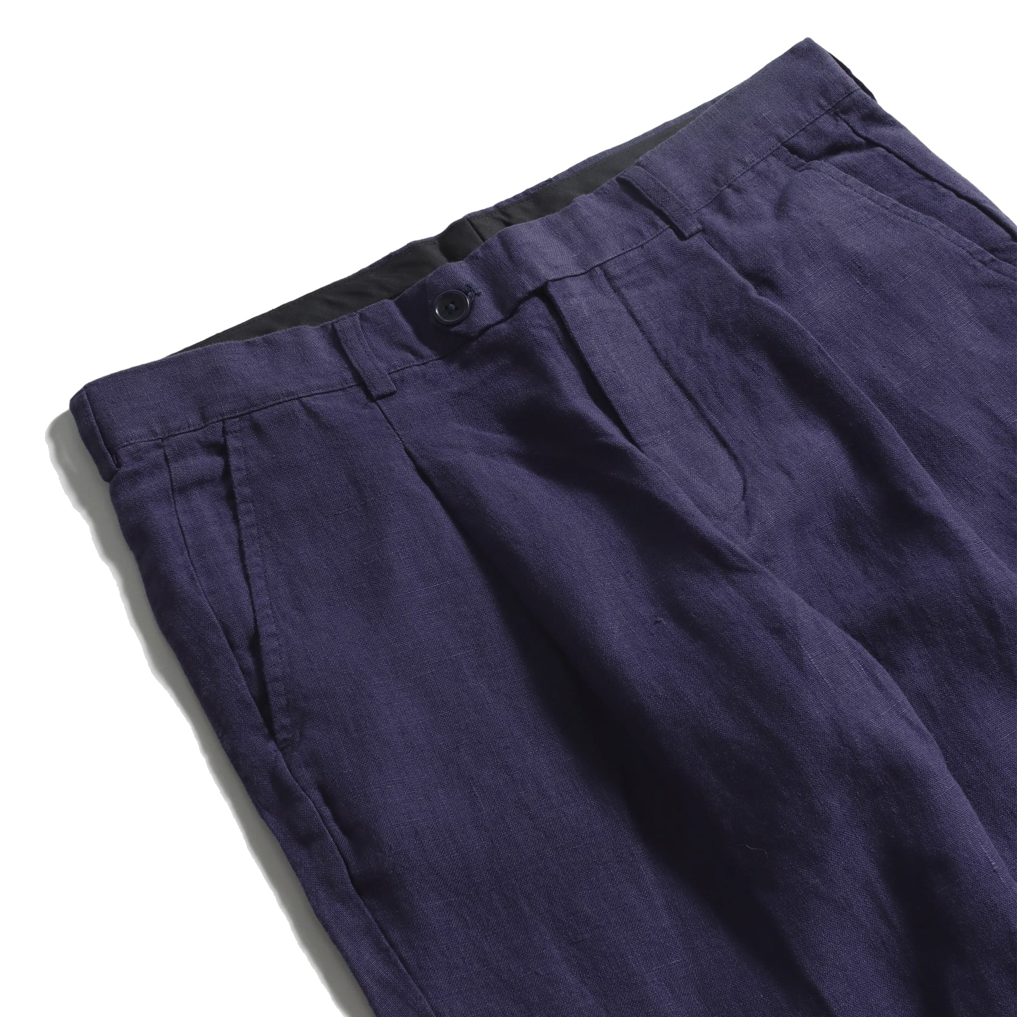 Pleated Linen Shorts ENSIGN BLUE FAR AFIELD