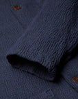 Labura Low Tide BLUE

Corozo buttons
Made in Portugal

Composition: 63% Cotton / 28% Rec. Polyester / 7% Viscose / 2% Elastane PORTUGUESE FLANNEL
