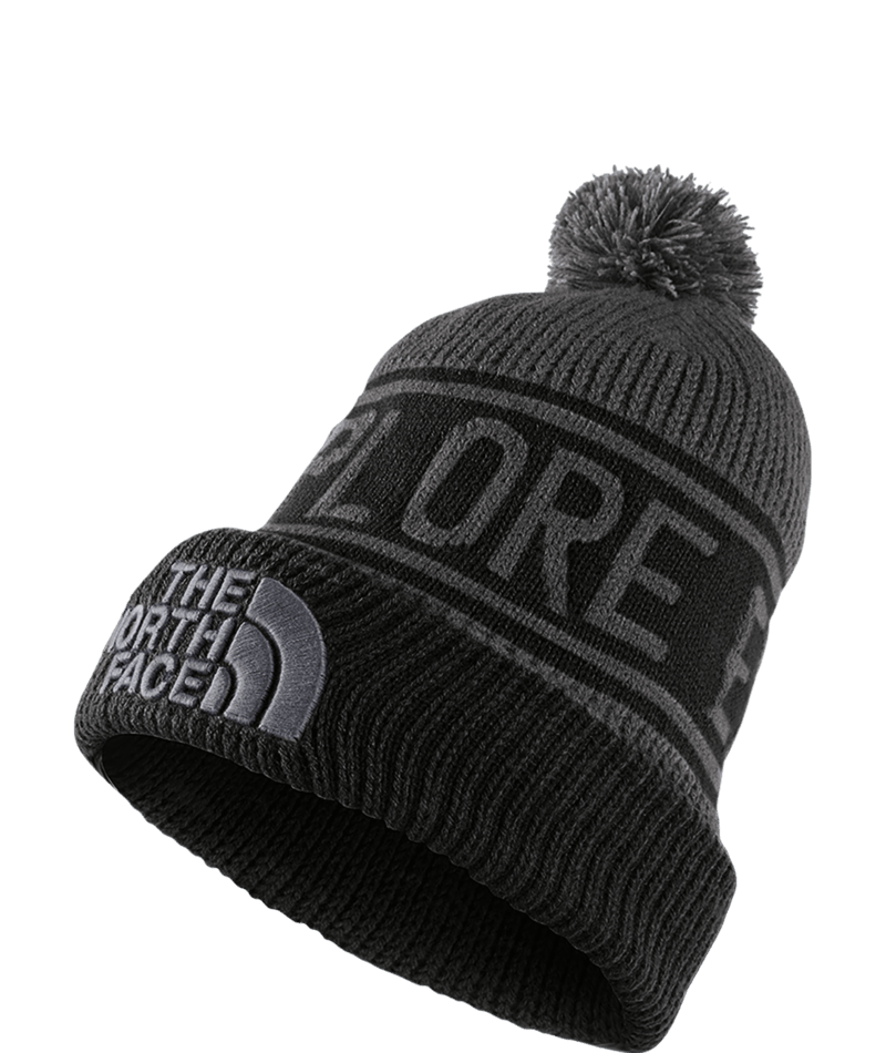 Retro TNF Pom Pom Beanie