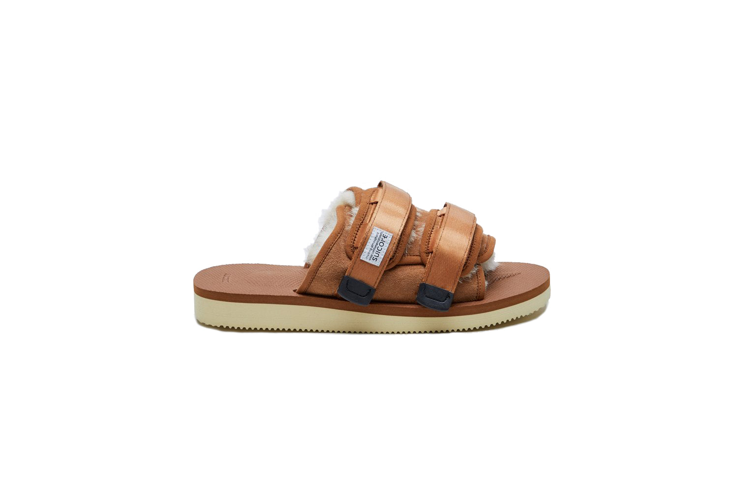 Moto M2AB BROWN
NAME: MOTO-M2abCOLOR: BrownMATERIAL: UPPER SHELL / MoutonFOOTBED / SUICOKE EVA AntibacterialSOLE / SUICOKE Original Sole SUICOKE