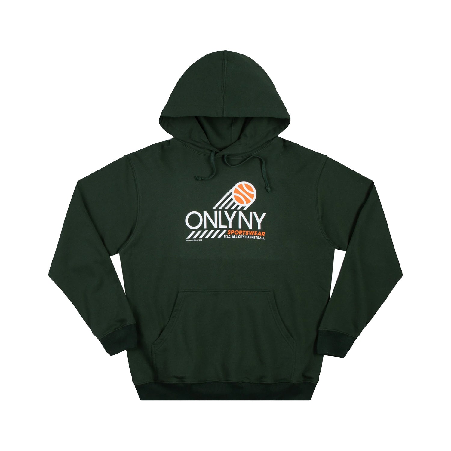 All City Basketball Hoodie DARK GREEN
Mid-weight 100% Cotton brushed back fleece.Screenprinted graphic.1x1 rib at cuffs and hem.Made in Peru. ONLYNY