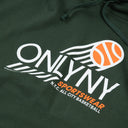 ONLYNY All City Basketball Hoodie DARK GREEN
Mid-weight 100% Cotton brushed back fleece.Screenprinted graphic.1x1 rib at cuffs and hem.Made in Peru.