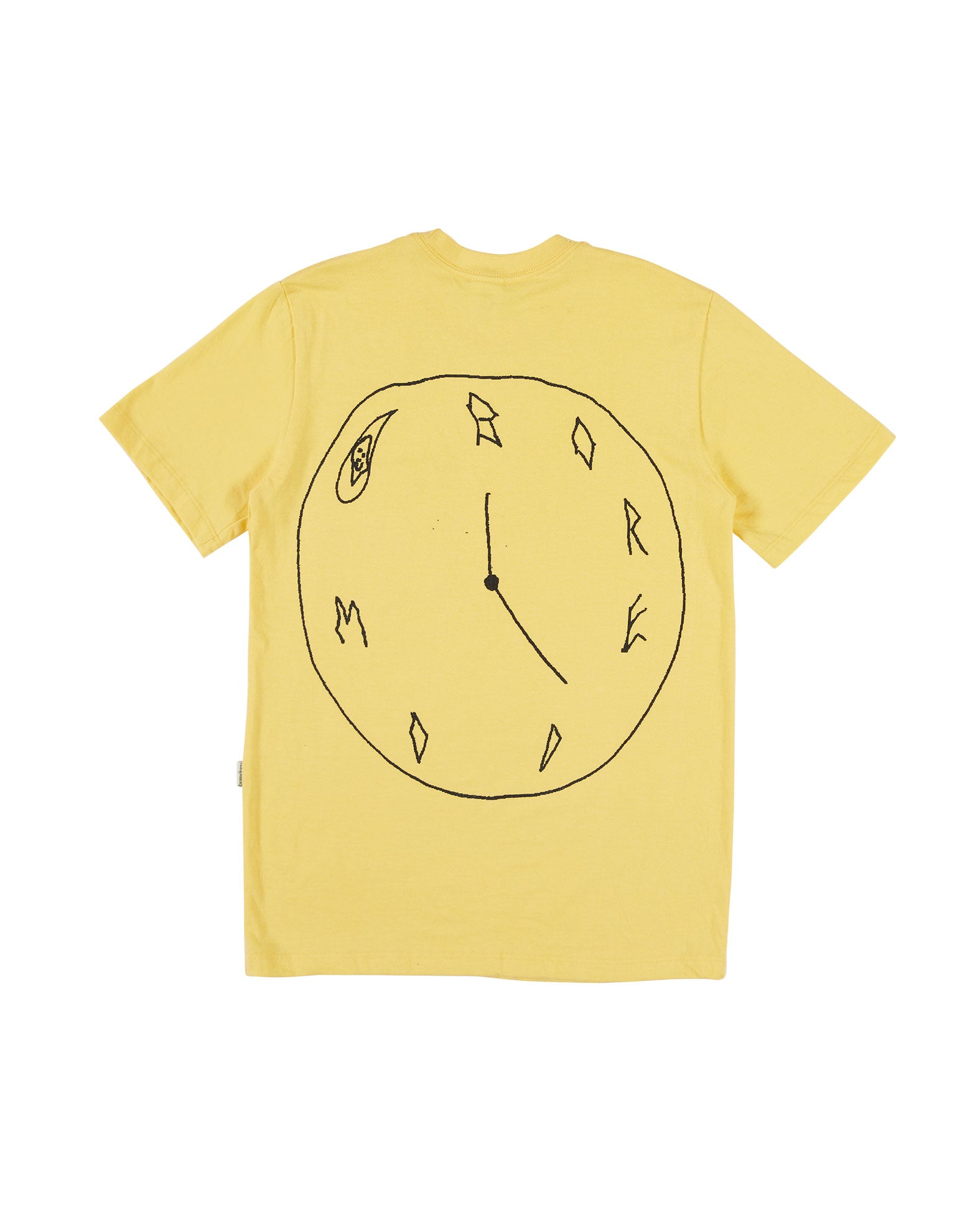Clock Pocket T-Shirt YELLOW
Short sleeve t-shirt with a pocket on the front, screen print logo, and a full-size screen print logo to the back. 
Graphic by Canadian artist, Emmanuel Okot. 



100% GOTS Organic Cotton, milled in India 


Cut and Sewn in Canada 

202 GSM, 6.5 oz

True to size fit
 BOREDOM