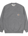 Pocket Sweatshirt DARK GREY HEATHER CARHARTT WIP
