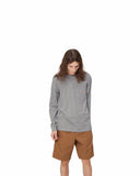 CARHARTT WIP L/S Pocket T-Shirt GREY HEATHER
The Long Sleeve Pocket T-Shirt is constructed from cotton jersey. It features a single chest pocket, adorned with a woven Carhartt WIP label.


100% Cotton Single Jersey, 175 g/sqm
regular fit
chest pocket
square label