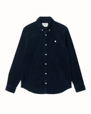 CARHARTT WIP Madison Cord Shirt DARK NAVY