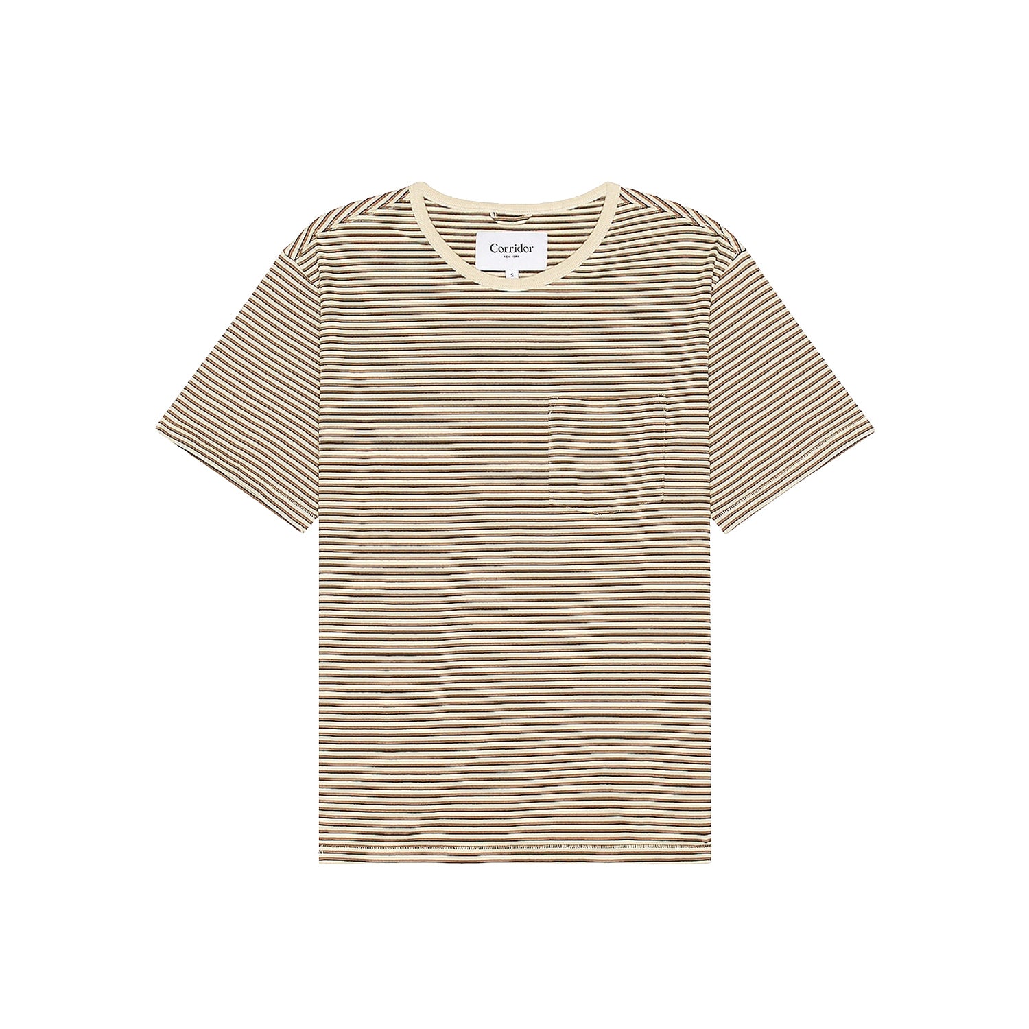 Natural Stripe T-Shirt NATURAL CORRIDOR