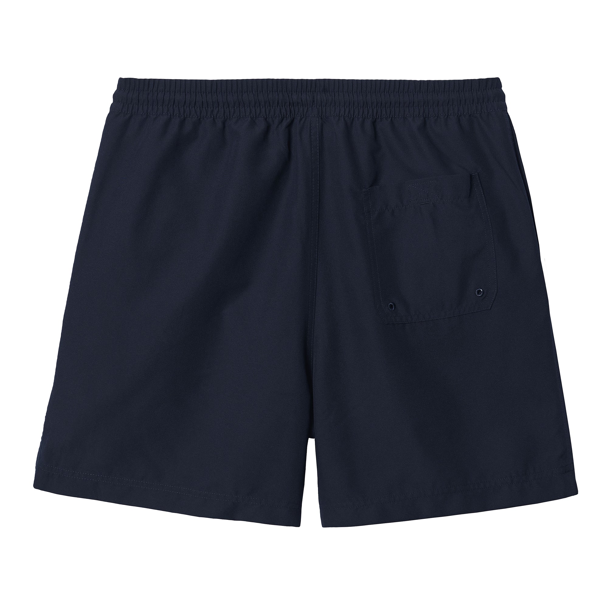 Chase Swim Trunk DARK NAVY/GOLD
The Chase Swim Trunks are constructed from lightweight fabric with water-repellent and fast-drying qualities. Lined with mesh, they also feature an embroidered Carhartt WIP ‘C’ logo on the left leg, two side seam pockets, an adjustable waistband, and a key holder in the back pocket.

I026235_00F_XX
100% polyester
Regular fit
Water-repellent
Mesh lining
Side seam pockets
Back pocket with key holder
 CARHARTT WIP