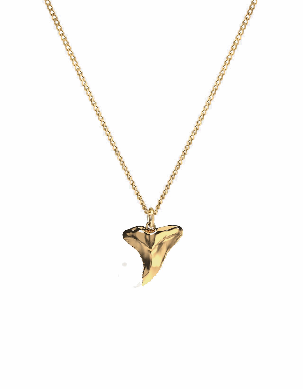 Shark Tooth Pendant Gold GOLD VERMEIL
Navigate life head-on with the protection of our Shark Tooth Pendant Necklace. Made in polished gold vermeil and hangs on a 24-inch chain. MIANSAI