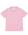 Vacation Polo - Terry Fleece PINK
Terry fleece towelling has a super soft, plush texture that is extremely comfortable to wear; it is a highly absorbent cloth, making it a great fabric for warmer climates.
• Single-piece collar.
• Straight hem.
• Small side vent.
• Back yoke with two small pleats.
• Two button-flap chest pockets.
• Fabric Content: 100% Cotton.
• Washcare: Wash at 30 degrees. Do not bleach. Do not tumble dry. Do not iron. Do not dry clean. Wash like colours together. UNIVERSAL WORKS